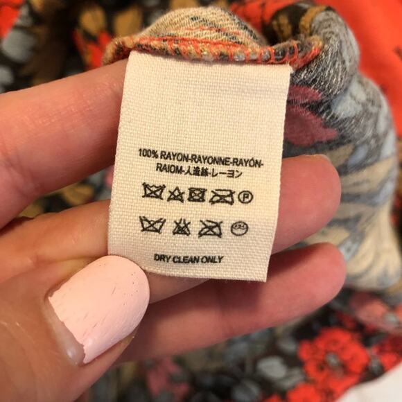 Free People Talulla Printed Tunic Dress Size XS - Picture 10 of 11